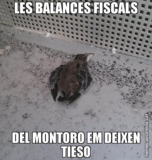 LES BALANCES FISCALS DEL MONTORO EM DEIXEN TIESO