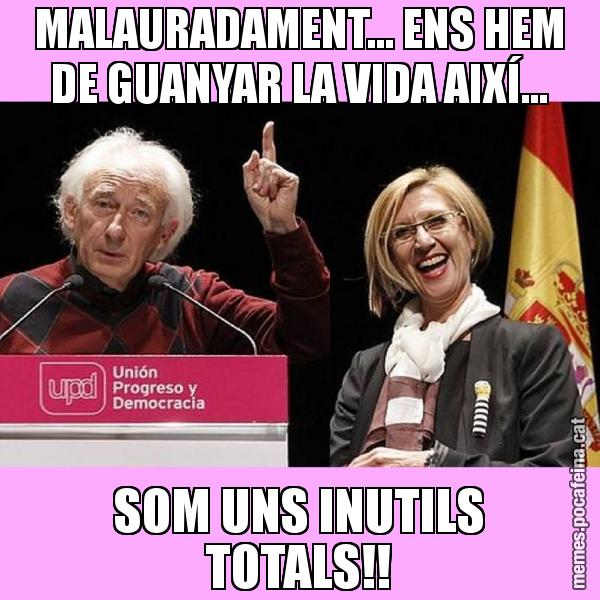 MALAURADAMENT... ENS HEM DE GUANYAR LA VIDA AIXÍ... SOM UNS INUTILS TOTALS!!
