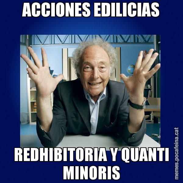 ACCIONES EDILICIAS REDHIBITORIA Y QUANTI MINORIS - Eduard Punset