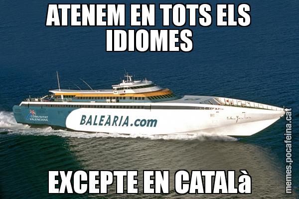 ATENEM EN TOTS ELS IDIOMES EXCEPTE EN CATALà