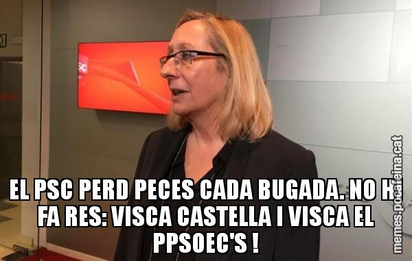 EL PSC PERD PECES CADA BUGADA. NO HI FA RES: VISCA CASTELLA I VISCA EL PPSOEC'S !