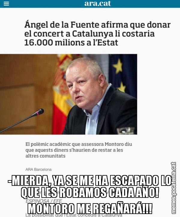 -MIERDA, YA SE ME HA ESCAPADO LO QUE LES ROBAMOS CADA AÑO! MONTORO ME REGAÑARÁ!!!