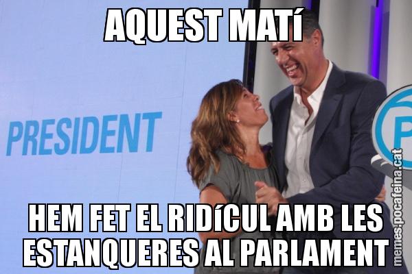 AQUEST MATí HEM FET EL RIDíCUL AMB LES ESTANQUERES AL PARLAMENT