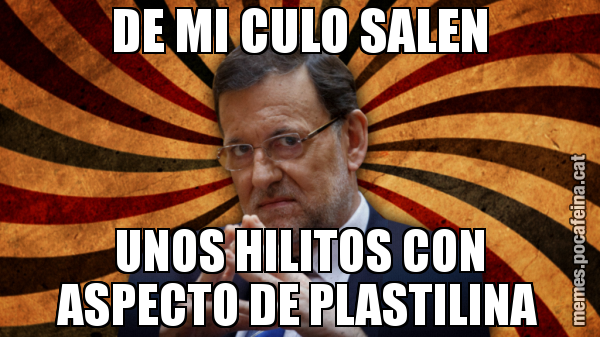 DE MI CULO SALEN UNOS HILITOS CON ASPECTO DE PLASTILINA