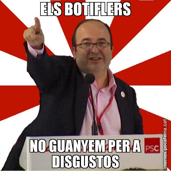 ELS BOTIFLERS NO GUANYEM PER A DISGUSTOS - Miquel Iceta