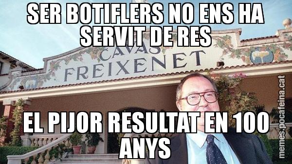SER BOTIFLERS NO ENS HA SERVIT DE RES EL PIJOR RESULTAT EN 100 ANYS