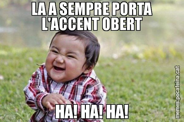 LA A SEMPRE PORTA L'ACCENT OBERT HA! HA! HA! - El diabòlic nen asiàtic