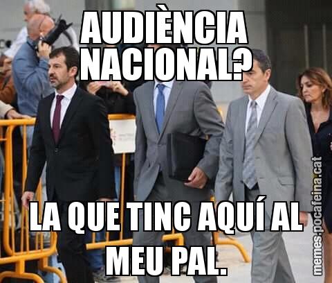AUDIÈNCIA NACIONAL? LA QUE TINC AQUÍ AL MEU PAL.