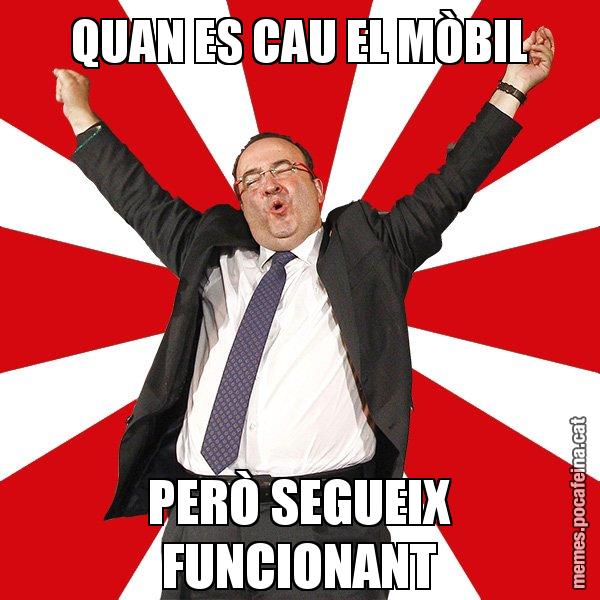 QUAN ES CAU EL MÒBIL PERÒ SEGUEIX FUNCIONANT - Miquel Iceta - 27S