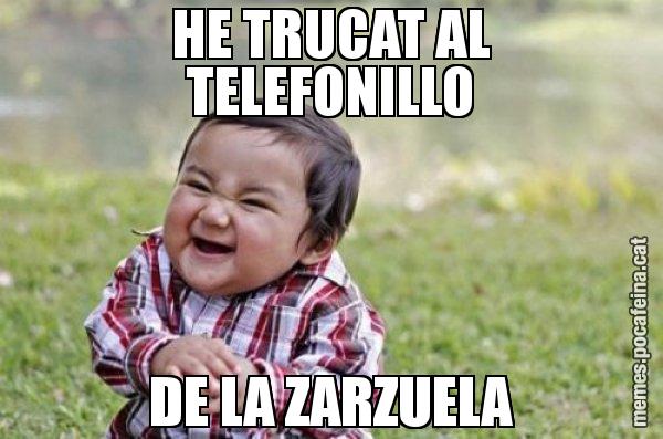 HE TRUCAT AL TELEFONILLO DE LA ZARZUELA - El diabòlic nen asiàtic