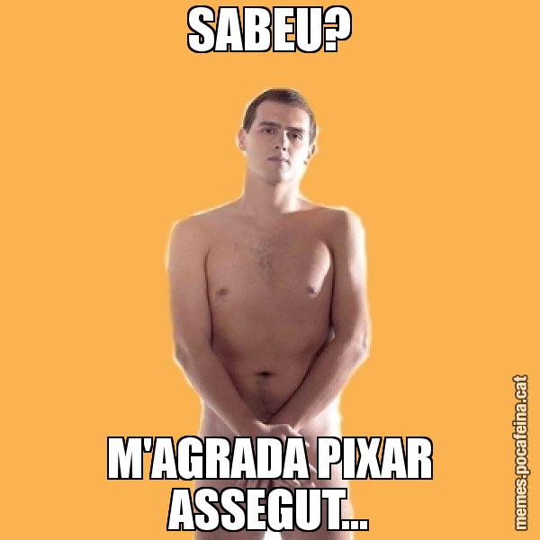 SABEU? M'AGRADA PIXAR ASSEGUT... - Albert Rivera