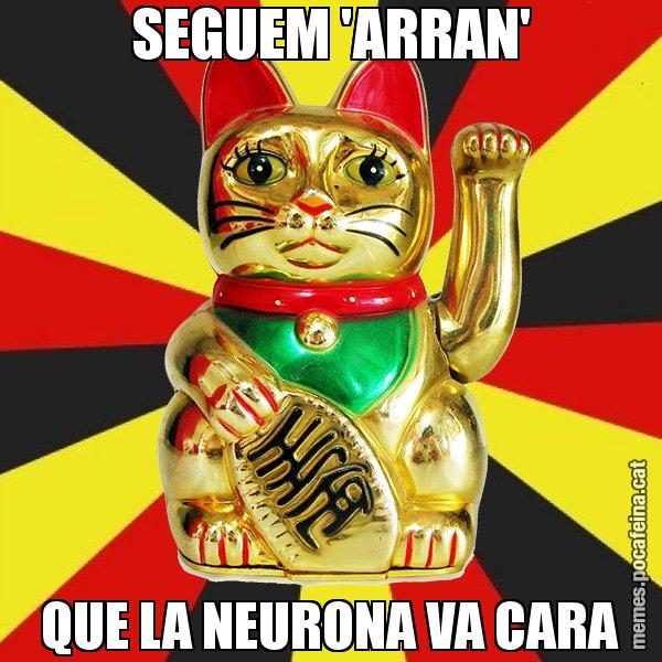 SEGUEM 'ARRAN' QUE LA NEURONA VA CARA - El Gat de la Cup - 27S