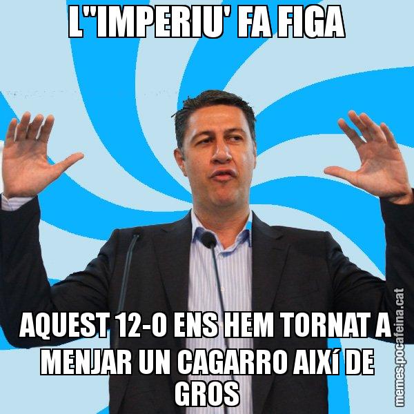 L''IMPERIU' FA FIGA AQUEST 12-O ENS HEM TORNAT A MENJAR UN CAGARRO AIXí DE GROS - Xavier García Albiol - 27S
