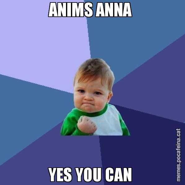 ANIMS ANNA  YES YOU CAN - Success Kid