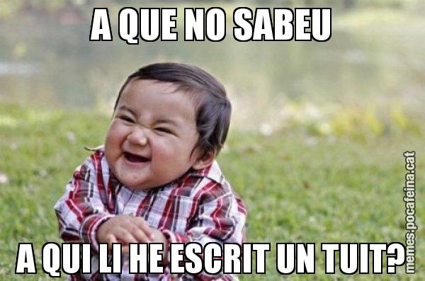 A QUE NO SABEU A QUI LI HE ESCRIT UN TUIT? - El diabòlic nen asiàtic