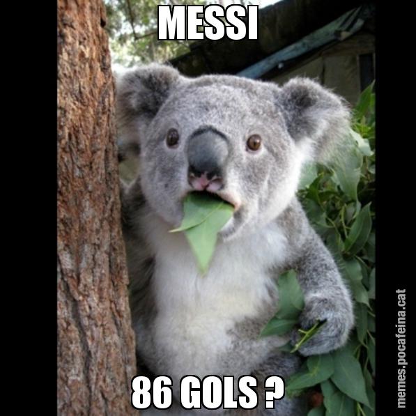 MESSI 86 GOLS ? - Koala Cant Believe It