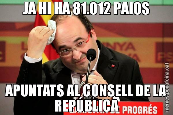 JA HI HA 81.012 PAIOS APUNTATS AL CONSELL DE LA REPÚBLICA