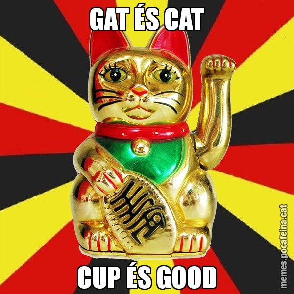 GAT ÉS CAT CUP ÉS GOOD - El Gat de la Cup - 27S