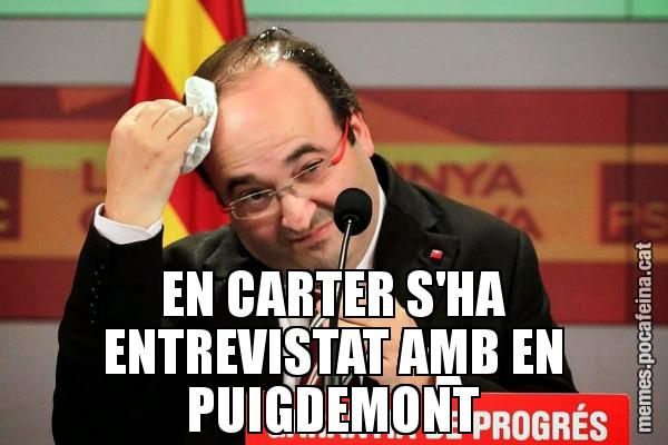 EN CARTER S'HA ENTREVISTAT AMB EN PUIGDEMONT
