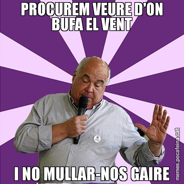 PROCUREM VEURE D'ON BUFA EL VENT I NO MULLAR-NOS GAIRE - Lluís Rabell - 27S