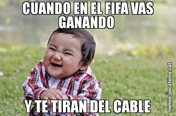 CUANDO EN EL FIFA VAS GANANDO  Y TE TIRAN DEL CABLE - El diabòlic nen asiàtic