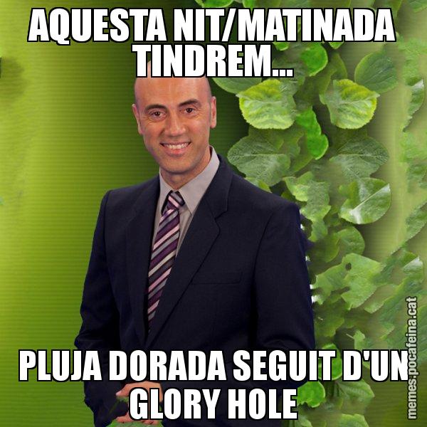 AQUESTA NIT/MATINADA TINDREM... PLUJA DORADA SEGUIT D'UN GLORY HOLE - Tomàs Molina