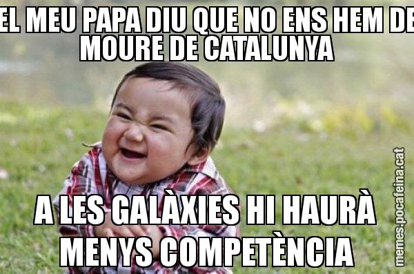 EL MEU PAPA DIU QUE NO ENS HEM DE MOURE DE CATALUNYA A LES GALÀXIES HI HAURÀ MENYS COMPETÈNCIA - El diabòlic nen asiàtic