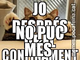 JO DESPRÉS DE EL CONFINAMENT  NO PUC MÉS