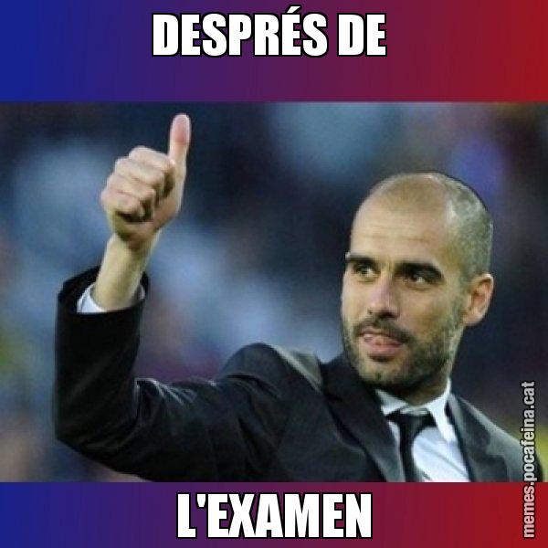 DESPRÉS DE  L'EXAMEN - Pep Guardiola
