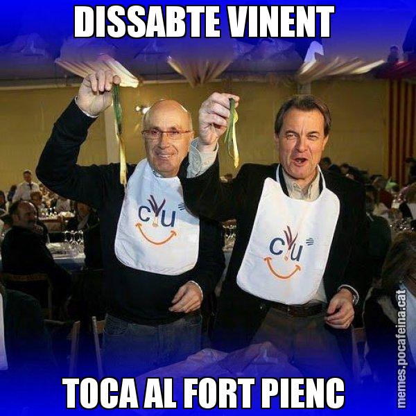 DISSABTE VINENT  TOCA AL FORT PIENC - Calçotada CiU