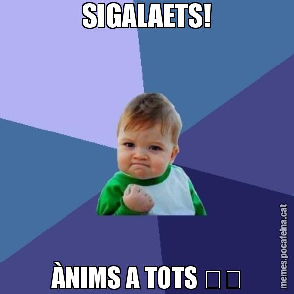 SIGALAETS! ÀNIMS A TOTS ❤️ - Success Kid