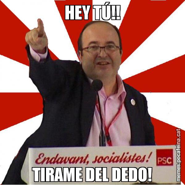 HEY TÚ!! TIRAME DEL DEDO! - Miquel Iceta