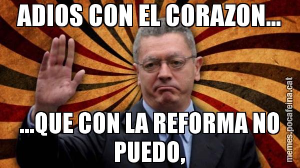 ADIOS CON EL CORAZON... ...QUE CON LA REFORMA NO PUEDO,