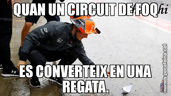 QUAN UN CIRCUIT DE FOQ ES CONVERTEIX EN UNA REGATA.