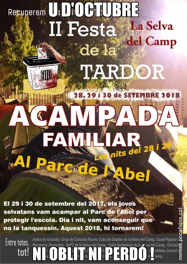 U D'OCTUBRE NI OBLIT NI PERDÓ !
