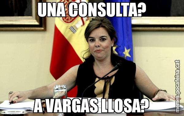 UNA CONSULTA? A VARGAS LLOSA?