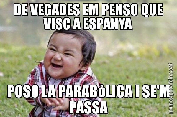 DE VEGADES EM PENSO QUE VISC A ESPANYA POSO LA PARABòLICA I SE'M PASSA - El diabòlic nen asiàtic