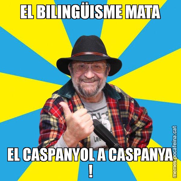 EL BILINGÜISME MATA EL CASPANYOL A CASPANYA ! - Tomeu Penya