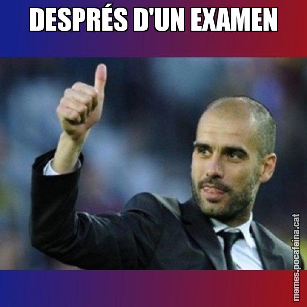 DESPRÉS D'UN EXAMEN - Pep Guardiola