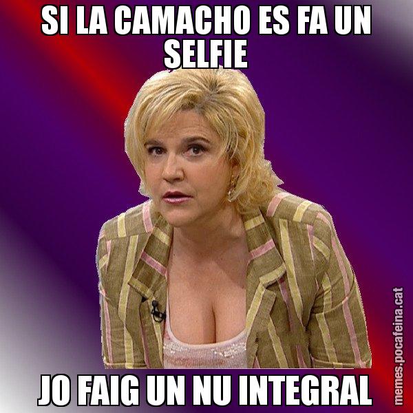 SI LA CAMACHO ES FA UN SELFIE JO FAIG UN NU INTEGRAL - Pilar Rahola