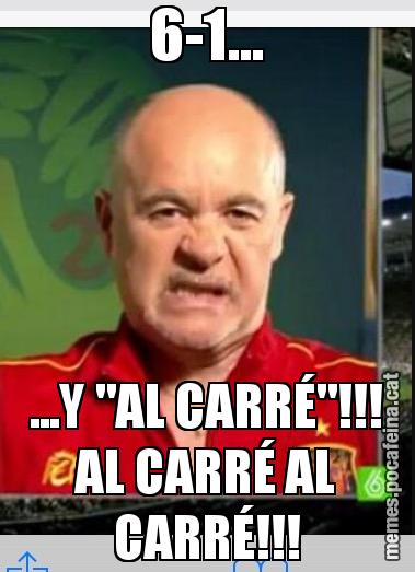 6-1... ...Y "AL CARRÉ"!!! AL CARRÉ AL CARRÉ!!!