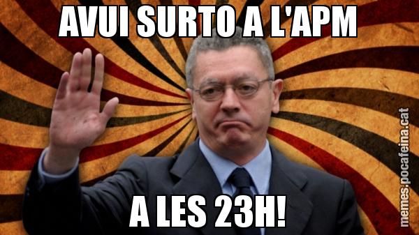 AVUI SURTO A L'APM A LES 23H!