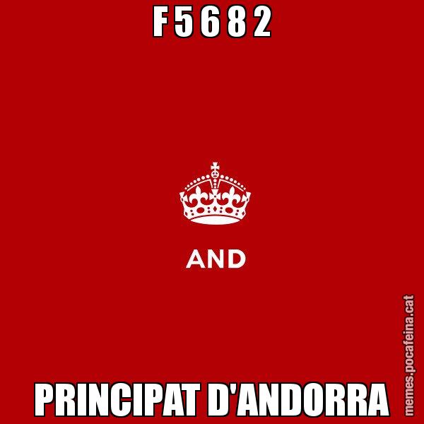 F 5 6 8 2 PRINCIPAT D'ANDORRA - Keep