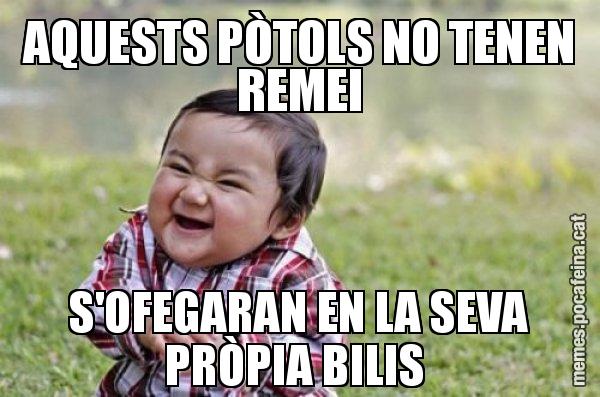 AQUESTS PÒTOLS NO TENEN REMEI S'OFEGARAN EN LA SEVA PRÒPIA BILIS - El diabòlic nen asiàtic
