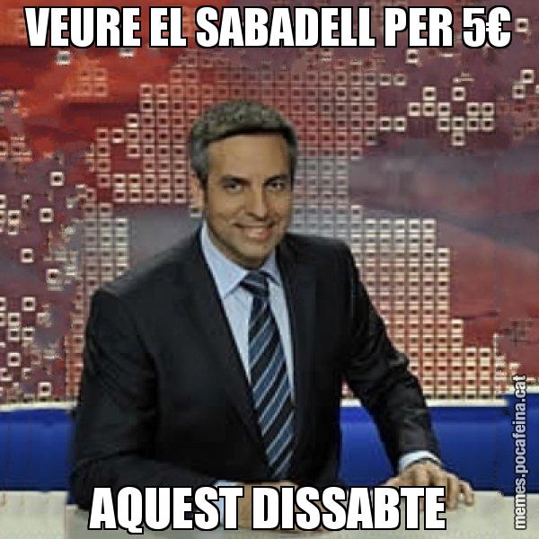 VEURE EL SABADELL PER 5€ AQUEST DISSABTE - Trollicer