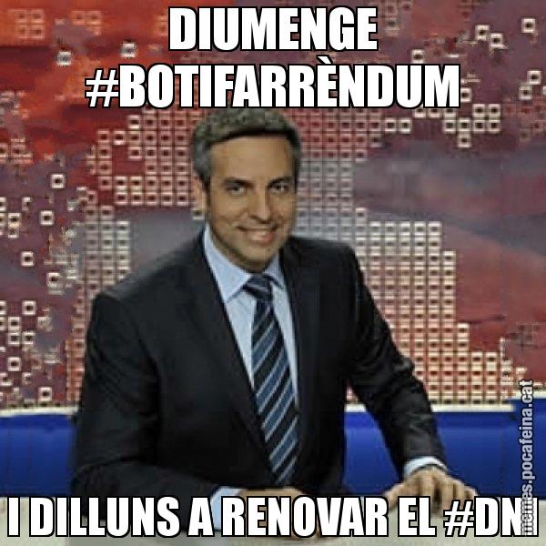 DIUMENGE #BOTIFARRÈNDUM I DILLUNS A RENOVAR EL #DNI - Trollicer