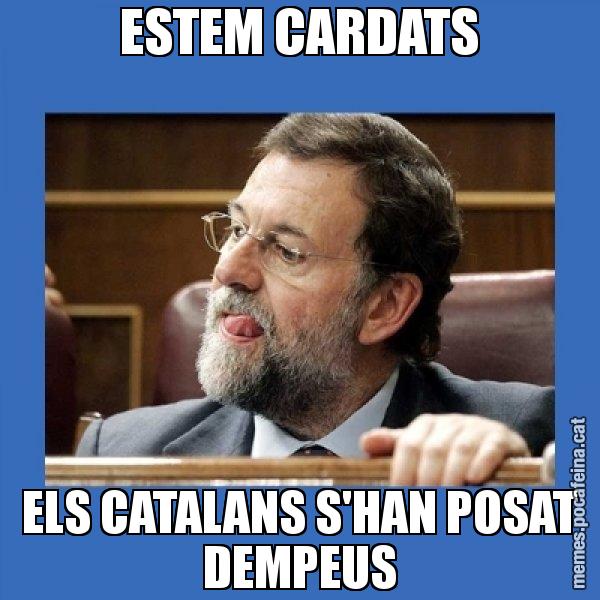 ESTEM CARDATS ELS CATALANS S'HAN POSAT DEMPEUS - Mmmmmariano Rajoy