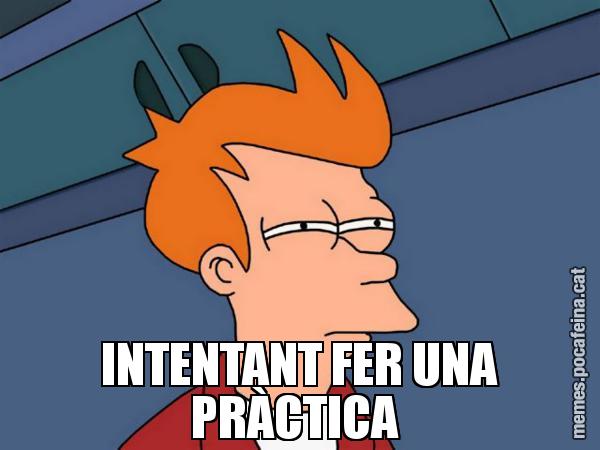 INTENTANT FER UNA PRÀCTICA - Futurama Fry