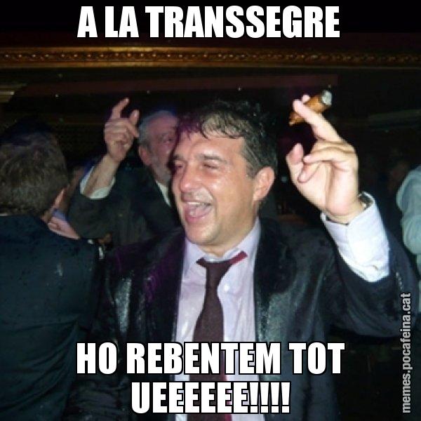 A LA TRANSSEGRE HO REBENTEM TOT UEEEEEE!!!! - Laporta de Festa