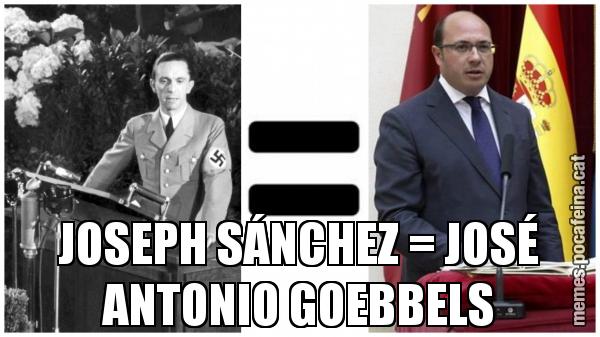 JOSEPH SÁNCHEZ = JOSÉ ANTONIO GOEBBELS
